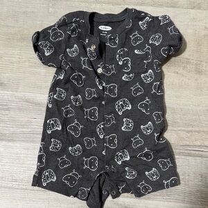 Old Navy Romper with Animal Pattern